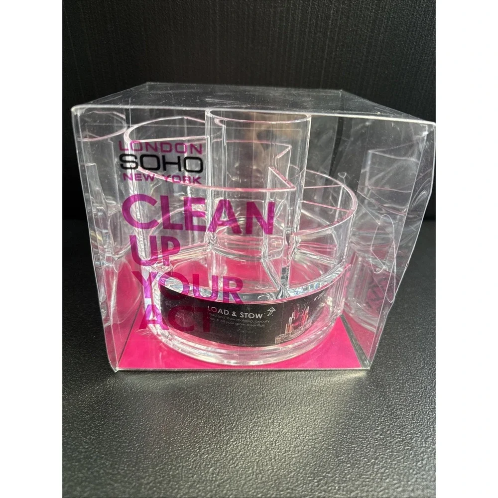 London SOHO New York Load & Stow Acrylic Cosmetic Holder